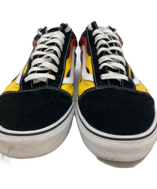 VANS（ヴァンズ）VANS (ヴァンズ) ローカットスニーカー ブラック×オレンジ サイズ:30cmの古着・服飾アイテム
