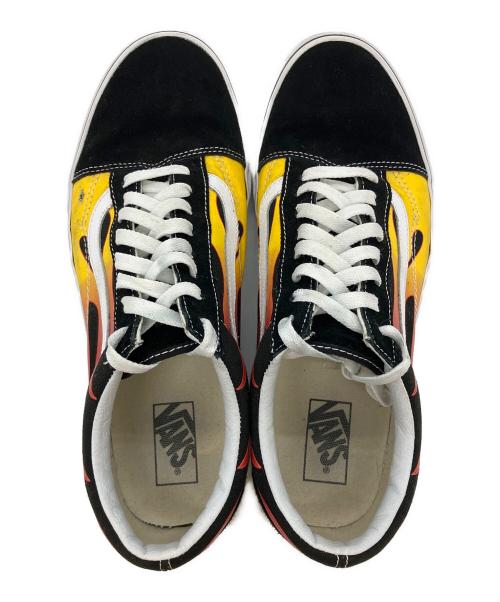 VANS（ヴァンズ）VANS (ヴァンズ) ローカットスニーカー ブラック×オレンジ サイズ:30cmの古着・服飾アイテム