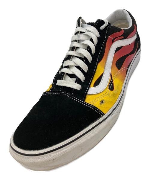 VANS（ヴァンズ）VANS (ヴァンズ) ローカットスニーカー ブラック×オレンジ サイズ:30cmの古着・服飾アイテム