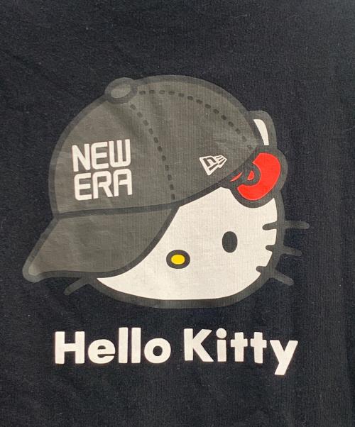 New Era（ニューエラ）New Era (ニューエラ) HELLO KITTY (ハローキティ) 半袖カットソー ブラック サイズ:Lの古着・服飾アイテム