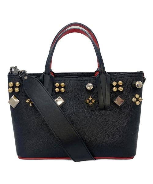 Christian Louboutin（クリスチャン・ルブタン）Christian Louboutin (クリスチャン・ルブタン) 2WAYショルダーバッグ ブラック×レッドの古着・服飾アイテム