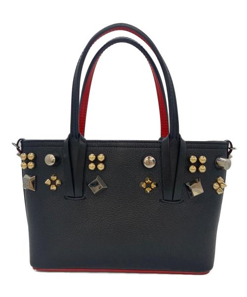 Christian Louboutin（クリスチャン・ルブタン）Christian Louboutin (クリスチャン・ルブタン) 2WAYショルダーバッグ ブラック×レッドの古着・服飾アイテム