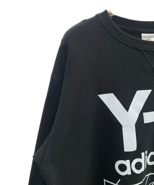 adidas（アディダス）adidas (アディダス) Y-3 (ワイスリー) スウェット ブラック×ホワイト サイズ:Lの古着・服飾アイテム