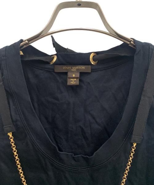 LOUIS VUITTON（ルイ ヴィトン）LOUIS VUITTON (ルイ ヴィトン) ノースリーブカットソー ブラック サイズ:Ｓの古着・服飾アイテム