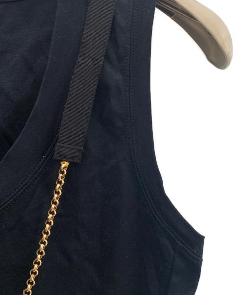 LOUIS VUITTON（ルイ ヴィトン）LOUIS VUITTON (ルイ ヴィトン) ノースリーブカットソー ブラック サイズ:Ｓの古着・服飾アイテム