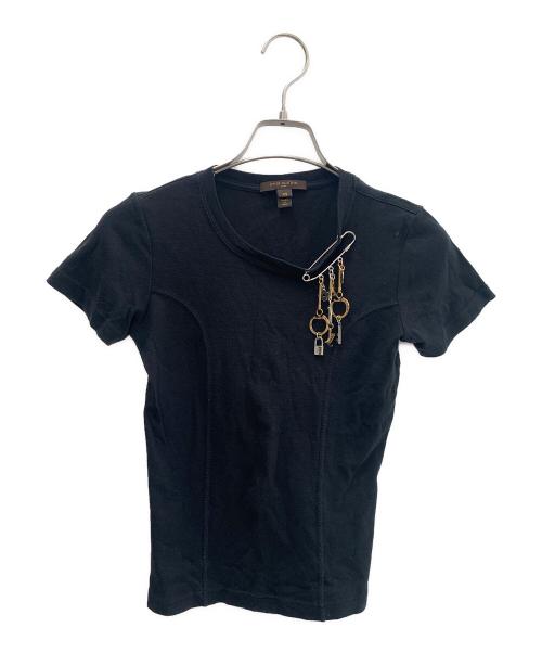 LOUIS VUITTON（ルイ ヴィトン）LOUIS VUITTON (ルイ ヴィトン) 半袖カットソー ブラック サイズ:XSの古着・服飾アイテム