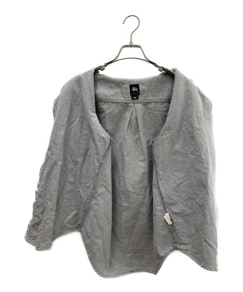 stussy（ステューシー）stussy (ステューシー) 長袖シャツ グレー サイズ:Ｓの古着・服飾アイテム