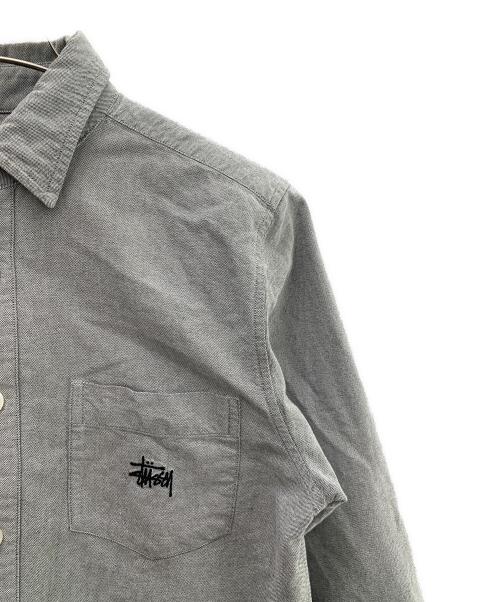 stussy（ステューシー）stussy (ステューシー) 長袖シャツ グレー サイズ:Ｓの古着・服飾アイテム