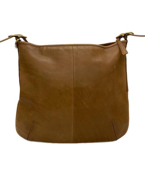 COACH（コーチ）COACH (コーチ) レザーショルダーバッグ ブラウンの古着・服飾アイテム