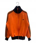 adidasアディダス）の古着「トラックジャケット」｜オレンジ×ブラック