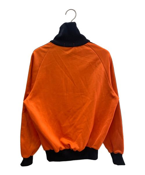 adidas（アディダス）adidas (アディダス) トラックジャケット オレンジ×ブラック サイズ:2号の古着・服飾アイテム