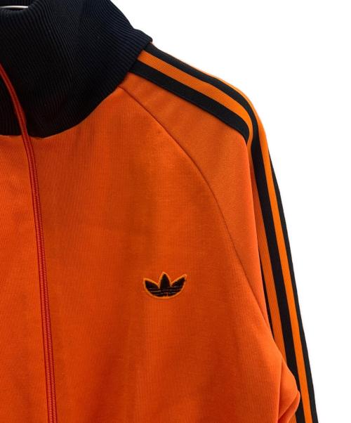 adidas（アディダス）adidas (アディダス) トラックジャケット オレンジ×ブラック サイズ:2号の古着・服飾アイテム