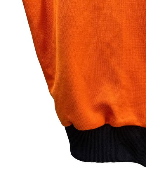 adidas（アディダス）adidas (アディダス) トラックジャケット オレンジ×ブラック サイズ:2号の古着・服飾アイテム