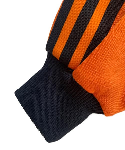 adidas（アディダス）adidas (アディダス) トラックジャケット オレンジ×ブラック サイズ:2号の古着・服飾アイテム