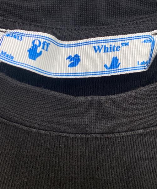 OFFWHITE（オフホワイト）OFFWHITE (オフホワイト) 半袖カットソー ブラック サイズ:Lの古着・服飾アイテム