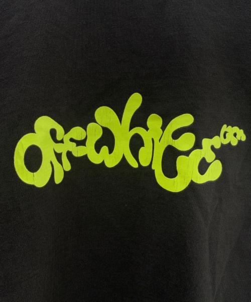 OFFWHITE（オフホワイト）OFFWHITE (オフホワイト) 半袖カットソー ブラック サイズ:Lの古着・服飾アイテム