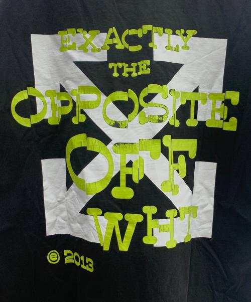 OFFWHITE（オフホワイト）OFFWHITE (オフホワイト) 半袖カットソー ブラック サイズ:Lの古着・服飾アイテム