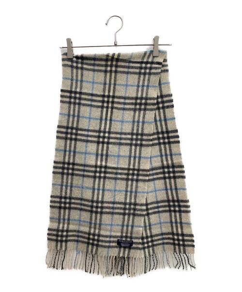 BURBERRY LONDON（バーバリーロンドン）BURBERRY LONDON (バーバリーロンドン) マフラー グレーの古着・服飾アイテム