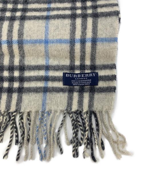 BURBERRY LONDON（バーバリーロンドン）BURBERRY LONDON (バーバリーロンドン) マフラー グレーの古着・服飾アイテム