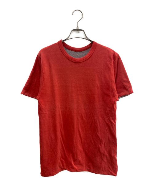 Champion（チャンピオン）Champion (チャンピオン) 半袖カットソー レッド サイズ:Ｍの古着・服飾アイテム