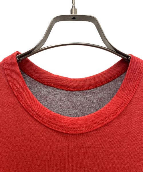 Champion（チャンピオン）Champion (チャンピオン) 半袖カットソー レッド サイズ:Ｍの古着・服飾アイテム