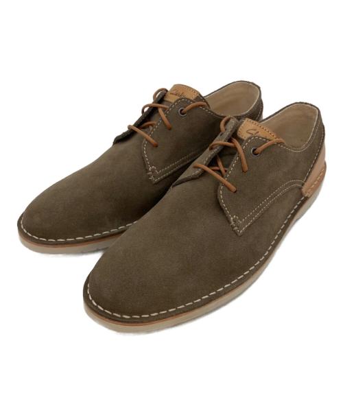 CLARKS（クラークス）CLARKS (クラークス) スウェードシューズ カーキ サイズ:26.5cmの古着・服飾アイテム