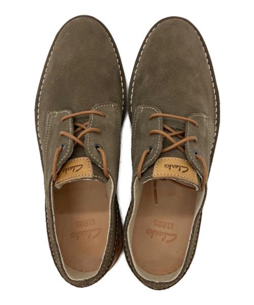 CLARKS（クラークス）CLARKS (クラークス) スウェードシューズ カーキ サイズ:26.5cmの古着・服飾アイテム