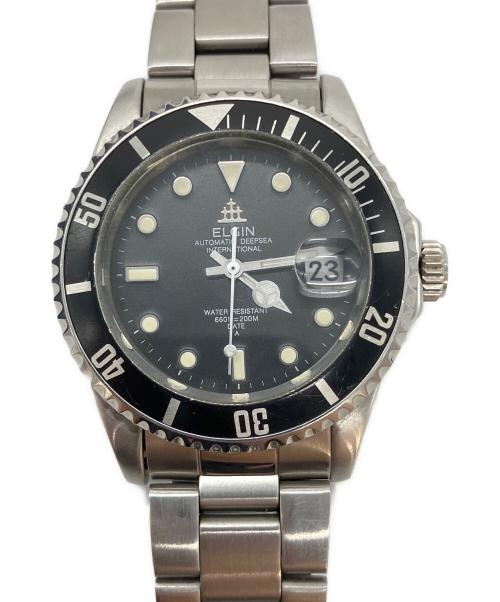 ELGIN（エルジン）ELGIN (エルジン) 腕時計 ブラックの古着・服飾アイテム