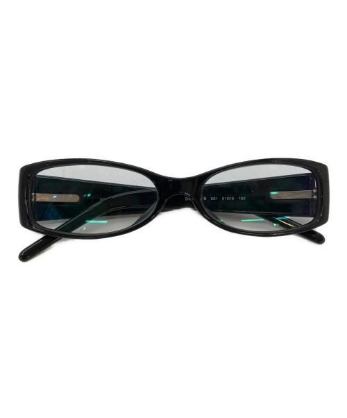 DOLCE & GABBANA（ドルチェ＆ガッバーナ）DOLCE & GABBANA (ドルチェ＆ガッバーナ) 伊達眼鏡 ブラックの古着・服飾アイテム