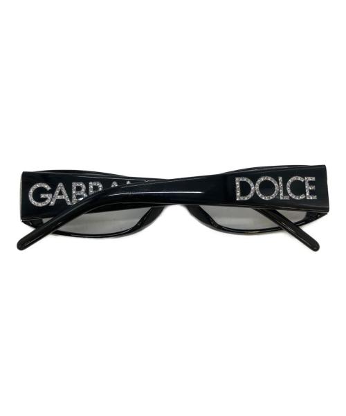 DOLCE & GABBANA（ドルチェ＆ガッバーナ）DOLCE & GABBANA (ドルチェ＆ガッバーナ) 伊達眼鏡 ブラックの古着・服飾アイテム