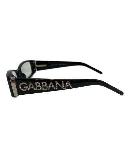 DOLCE & GABBANA（ドルチェ＆ガッバーナ）DOLCE & GABBANA (ドルチェ＆ガッバーナ) 伊達眼鏡 ブラックの古着・服飾アイテム
