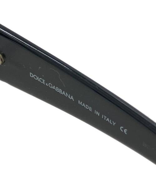 DOLCE & GABBANA（ドルチェ＆ガッバーナ）DOLCE & GABBANA (ドルチェ＆ガッバーナ) 伊達眼鏡 ブラックの古着・服飾アイテム