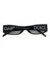 DOLCE & GABBANA (ドルチェ＆ガッバーナ) 伊達眼鏡 ブラック：5000円