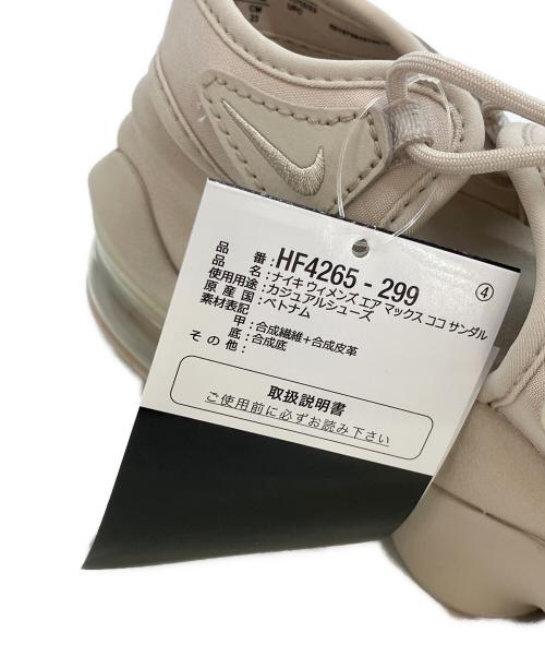 NIKE（ナイキ）NIKE (ナイキ) AIR MAX KOKO SANDAL ベージュ サイズ:23 未使用品の古着・服飾アイテム