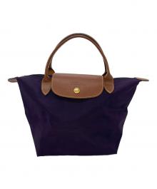LONGCHAMP（ロンシャン）の古着「ハンドバッグ」｜ネイビー