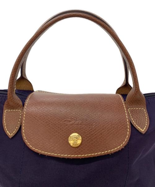 LONGCHAMP（ロンシャン）LONGCHAMP (ロンシャン) ハンドバッグ ネイビーの古着・服飾アイテム