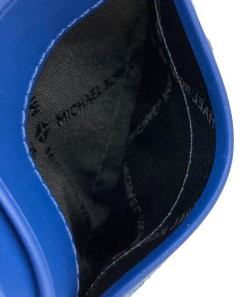 MICHAEL KORS（マイケルコース）MICHAEL KORS (マイケルコース) パスケース ブルーの古着・服飾アイテム