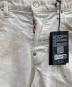 中古・古着 DSQUARED2 (ディースクエアード) ペイント加工デニムパンツ ホワイト サイズ:46 未使用品：15000円
