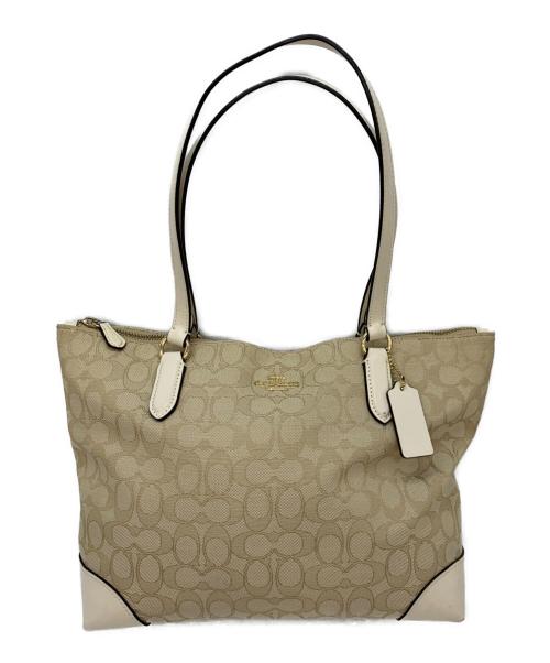 COACH（コーチ）COACH (コーチ) トートバッグ ベージュの古着・服飾アイテム