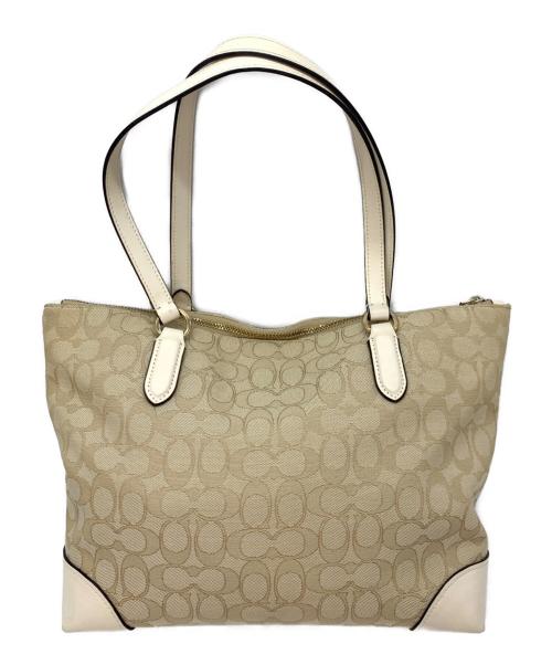 COACH（コーチ）COACH (コーチ) トートバッグ ベージュの古着・服飾アイテム