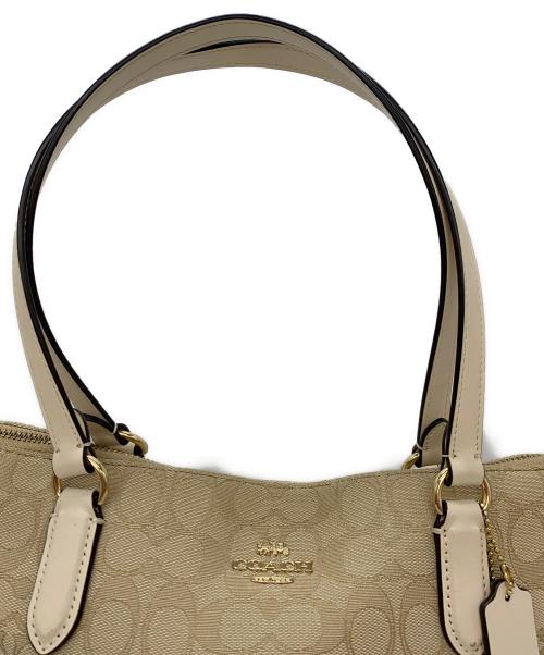 COACH（コーチ）COACH (コーチ) トートバッグ ベージュの古着・服飾アイテム