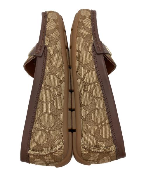 COACH（コーチ）COACH (コーチ) ローファー ブラウン サイズ:23.5の古着・服飾アイテム