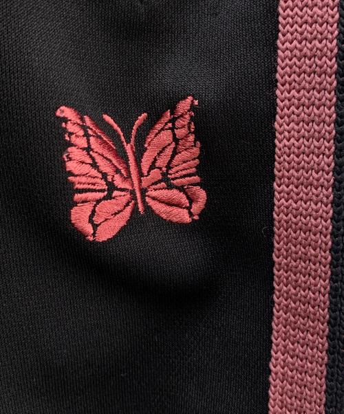 Needles（ニードルズ）Needles (ニードルズ) トラックパンツ ブラック×ピンク サイズ:Ｍの古着・服飾アイテム
