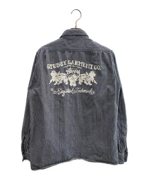 stussy（ステューシー）stussy (ステューシー) 刺繍カバーオール ネイビー×ホワイト サイズ:Ｓの古着・服飾アイテム