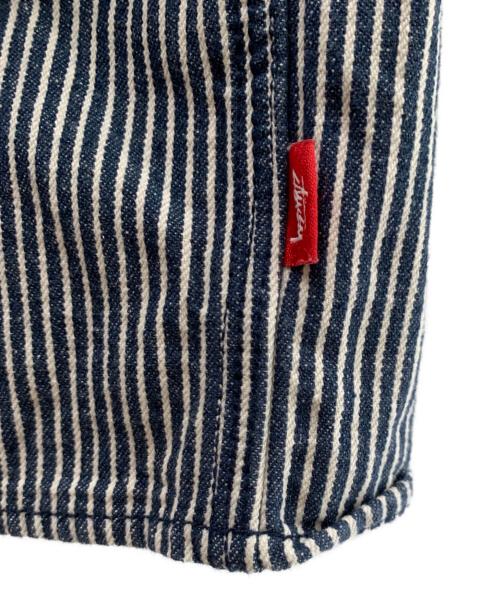 stussy（ステューシー）stussy (ステューシー) 刺繍カバーオール ネイビー×ホワイト サイズ:Ｓの古着・服飾アイテム