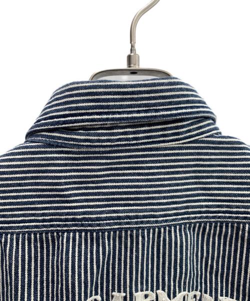 stussy（ステューシー）stussy (ステューシー) 刺繍カバーオール ネイビー×ホワイト サイズ:Ｓの古着・服飾アイテム