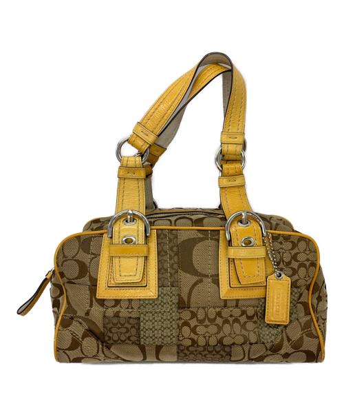 COACH（コーチ）COACH (コーチ) ハンドバッグ ブラウンの古着・服飾アイテム