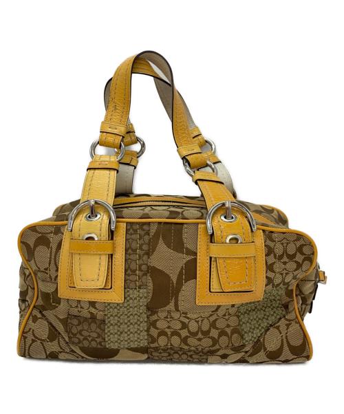 COACH（コーチ）COACH (コーチ) ハンドバッグ ブラウンの古着・服飾アイテム