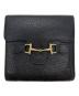 GUCCI（グッチ）の古着「2つ折り財布」｜ブラック