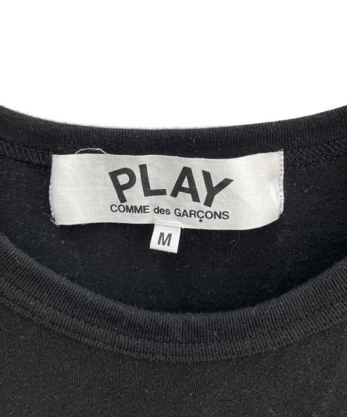 PLAY COMME des GARCONS（プレイコムデギャルソン）PLAY COMME des GARCONS (プレイコムデギャルソン) 半袖カットソー ブラック サイズ:Ｍの古着・服飾アイテム